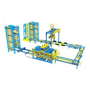 Circle Type Block Processing line