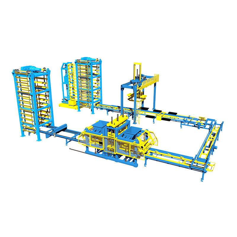 China Cheap price Semi Automatic Concrete Block Machine -
 Circle Type Block Processing line – Shifeng