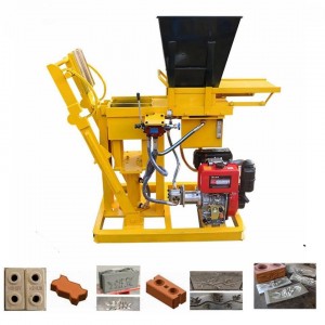 Hand press brick making machine